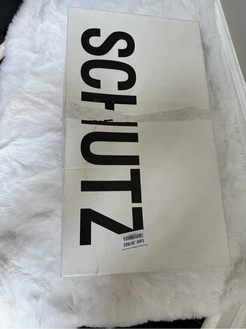 SCHUTZ Maryann Up Curve Calf Hair Boots Sz 7